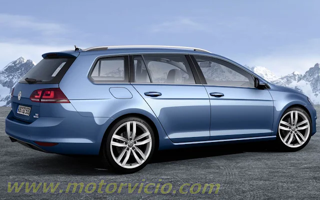 2014 new golf variant 7 - rear view