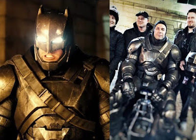 Richard Cetrone (Stuntman) dan Ben Affleck (Pemeran Batman)