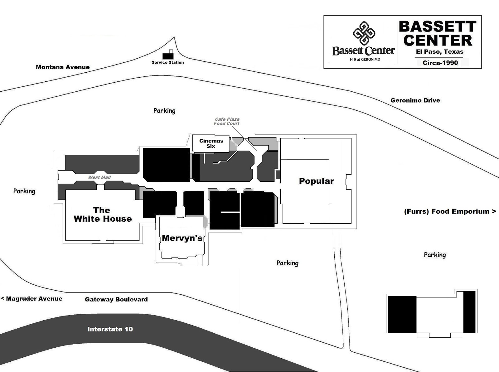 Remember United Artists Bassett Cinemas Six (1985-2000), I heard itâs where Dave & Busters is