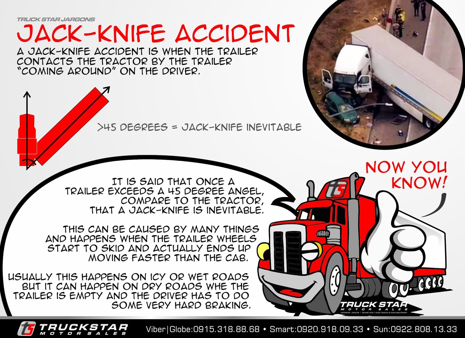 Truck Jargons Jackknife Accident