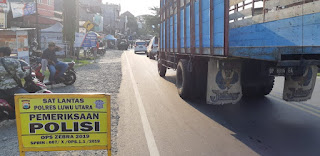 Hari ke 5 Operasi Zebra,Polres Lutra Tilang 30 Pelanggar di Pos III KTL