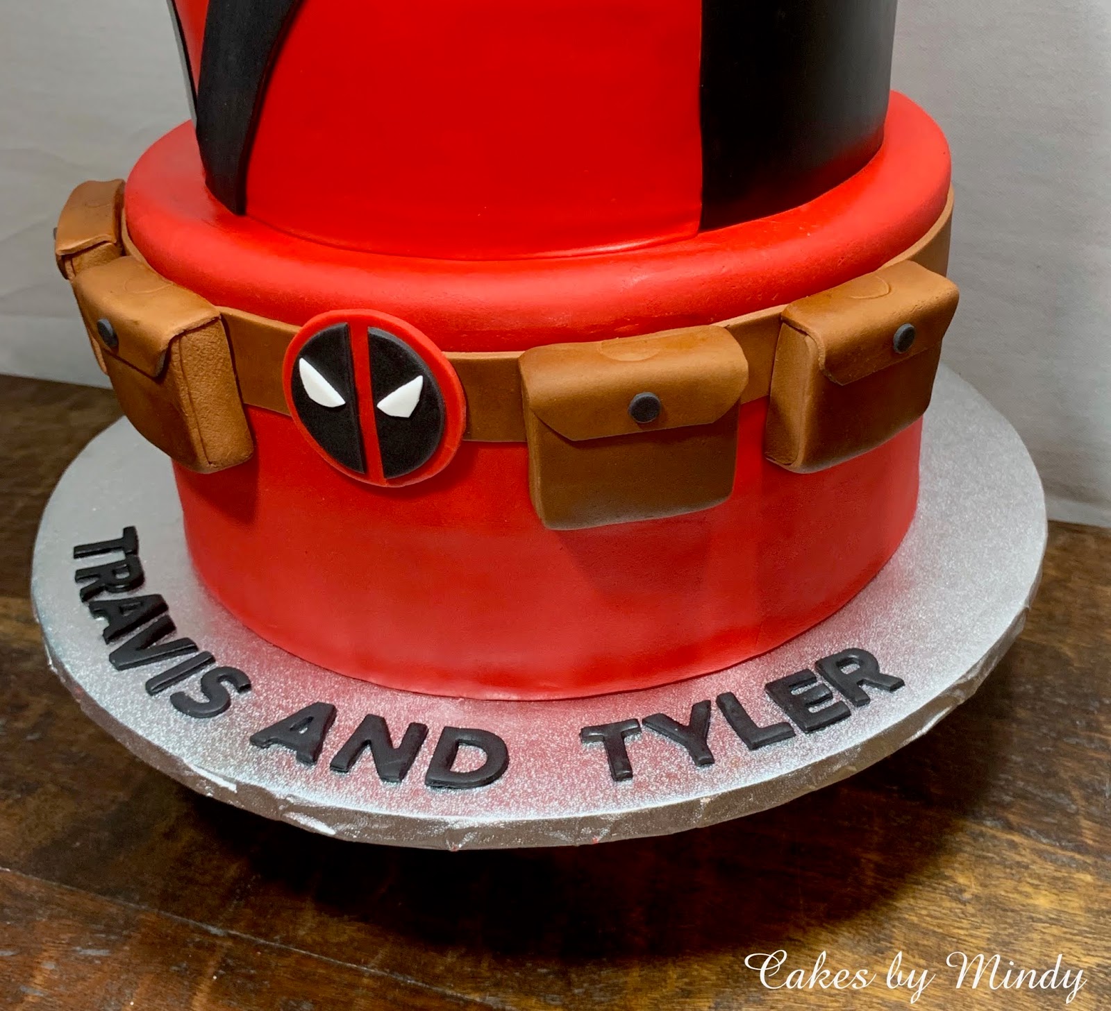 Cakes By Mindy Deadpool Cake 8 10