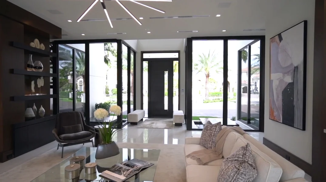 50 Interior Photos vs. 160 W Key Palm Rd, Boca Raton, FL Ultra Luxury Modern Mansion Tour