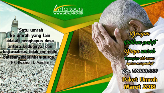 Paket Umrah Maret 2019 Jakarta Arfa Tour