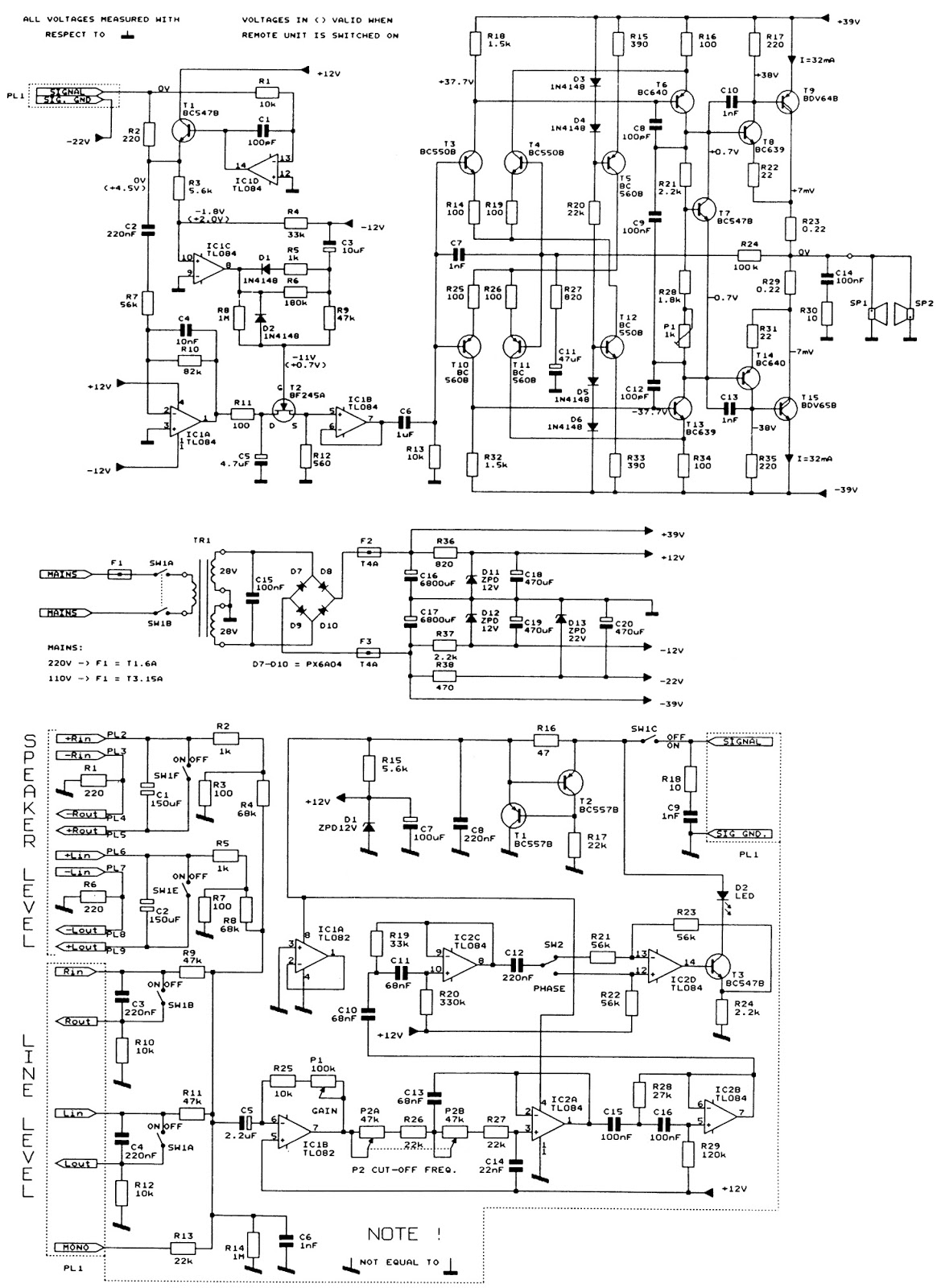 Electronics Equipment Repair Help - Hindi: Jamo SW600E sub-woofer