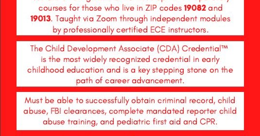 Free cda training online image