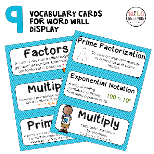 Math Common Core Factors and Multiples Assessment Pack