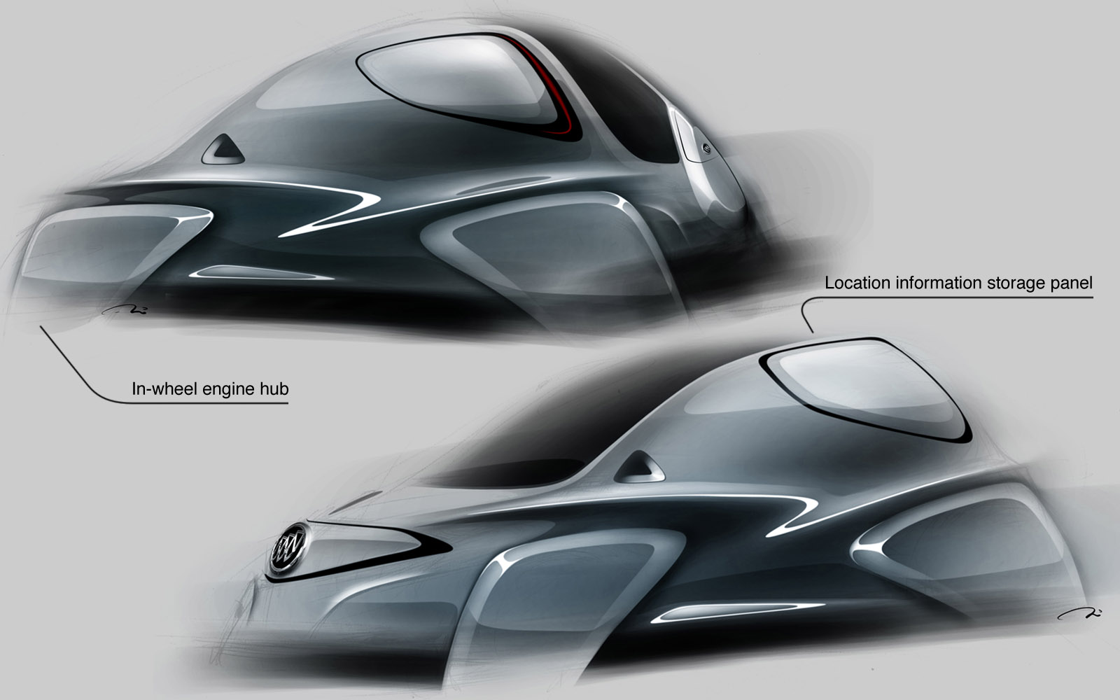 Haitao Qi Design: Buick 2025 A-class Concept: GM PATAC Advance Design