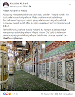 Hiasan Kaligrafi di Masjid - Kajian Medina