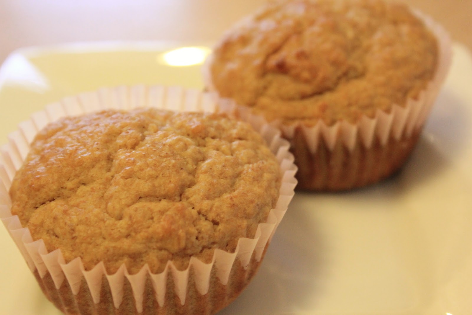 Fit and Lovin' it Whole Wheat Peanut Butter Muffins