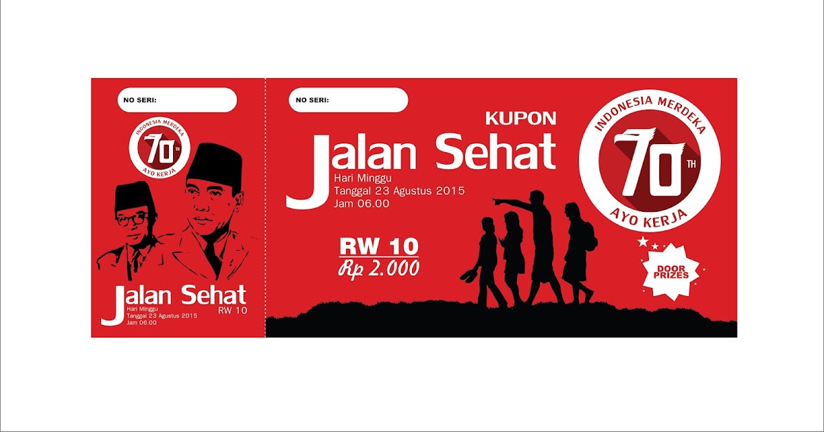 Terbaru 35+ Contoh DSign Kupon Jalan Sehat