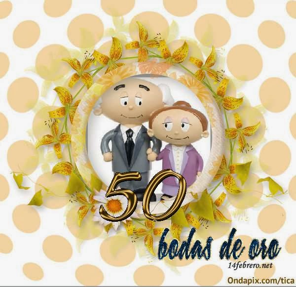 DIAS FESTIVOS Gifs de 50 Aniversario de bodas