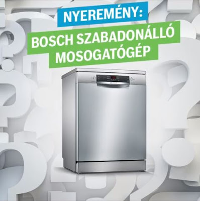 Bosch mosogatógép Nyereményjáték