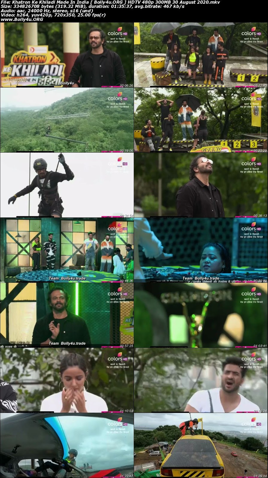 Khatron Ke Khiladi HDTV 480p 300MB 30 August 2020 Download Khatron Ke Khiladi HDTV 480p 300MB 30 August 2020 Download