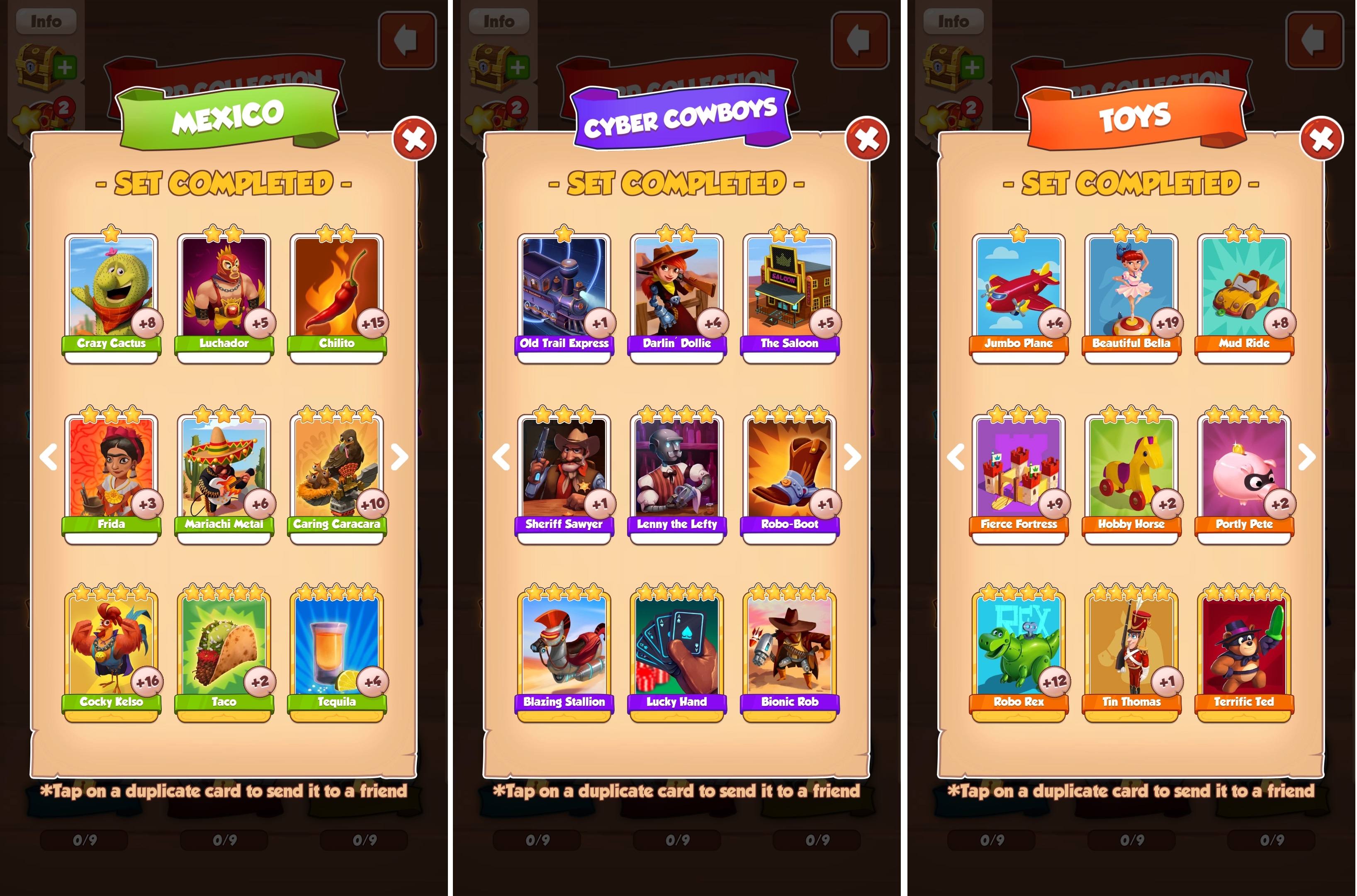 Coin Master All Card Set