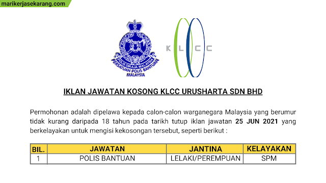 Terkini Jawatan Kosong Tetap Polis Bantuan Kini Dibuka Minima Spm Mari Kerja Sekarang