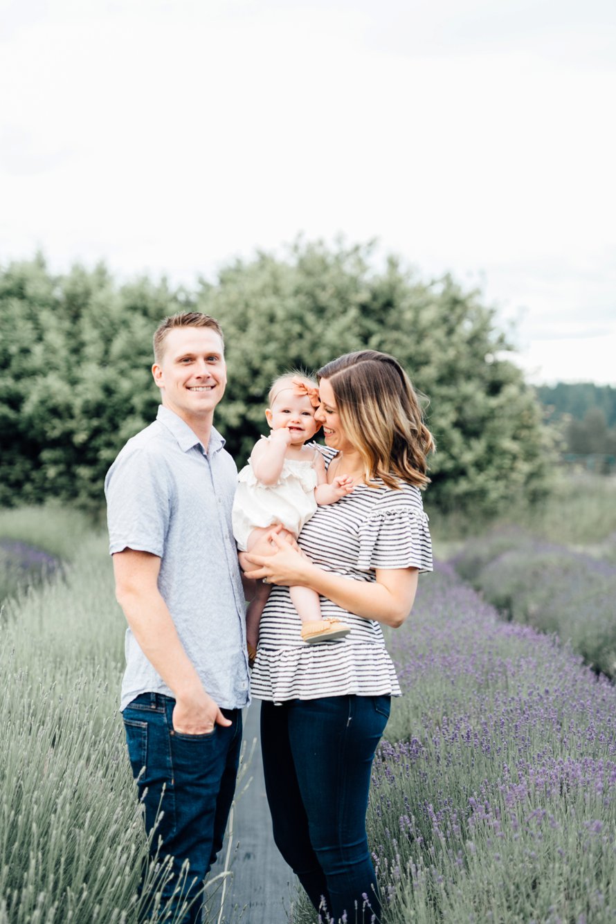 Dreamy Lavender Farm Family Photo Session by Something Minted and Something More Photography