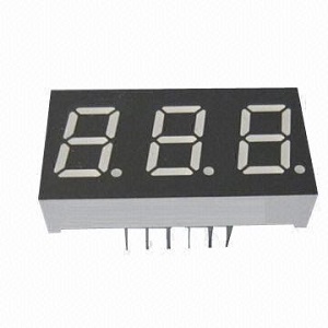 7 Segment Display -3 DIGITE {RED} - Rainbow Shop BD
