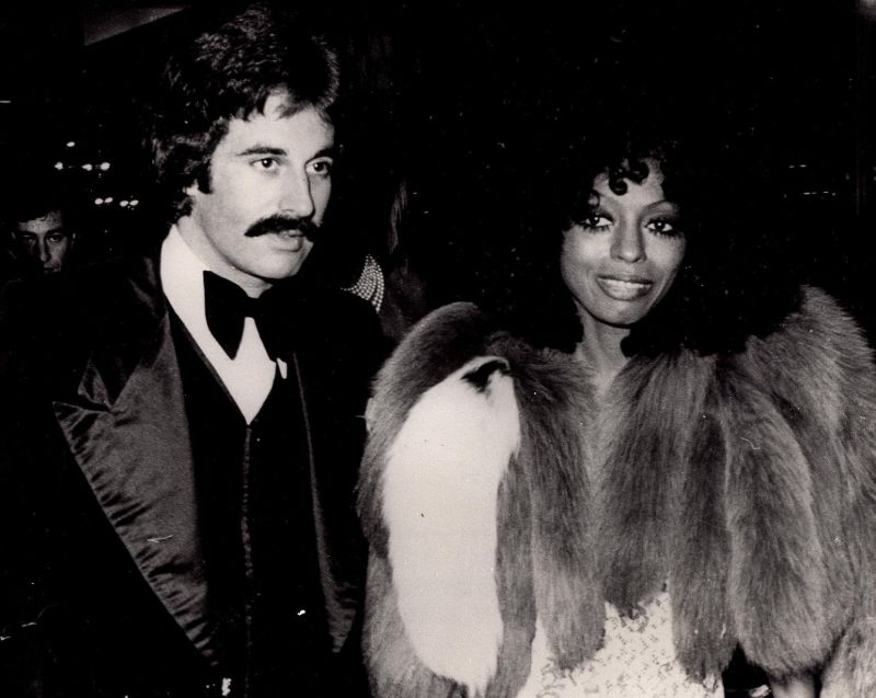 Beautiful Photo of Diana Ross and Robert Ellis Silberstein During Their