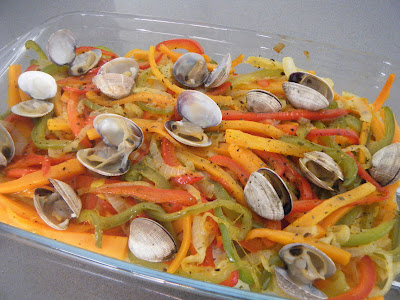  FILETES DE CHERNE CON JULIANA DE VERDURAS Y ALMEJAS 