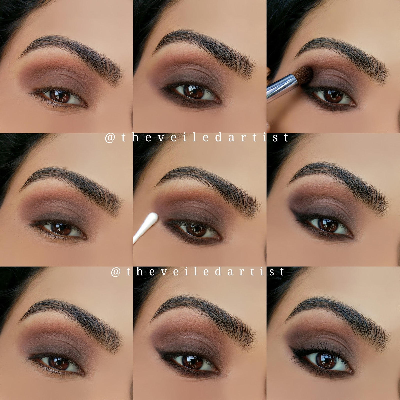 selena gomez inspired brown smokey eyes tutorial(super easy