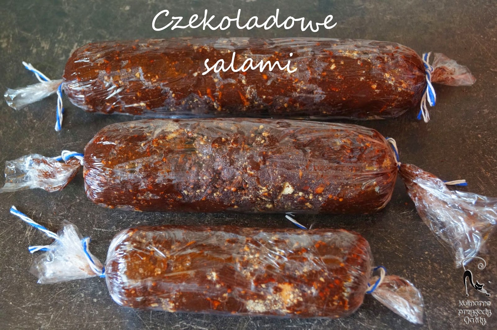 Czekoladowe salami z orzechami, czyli blok czekoladowy