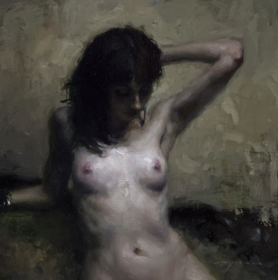 Jeremy Mann pinturas a óleo mulheres sensuais seminuas peitos