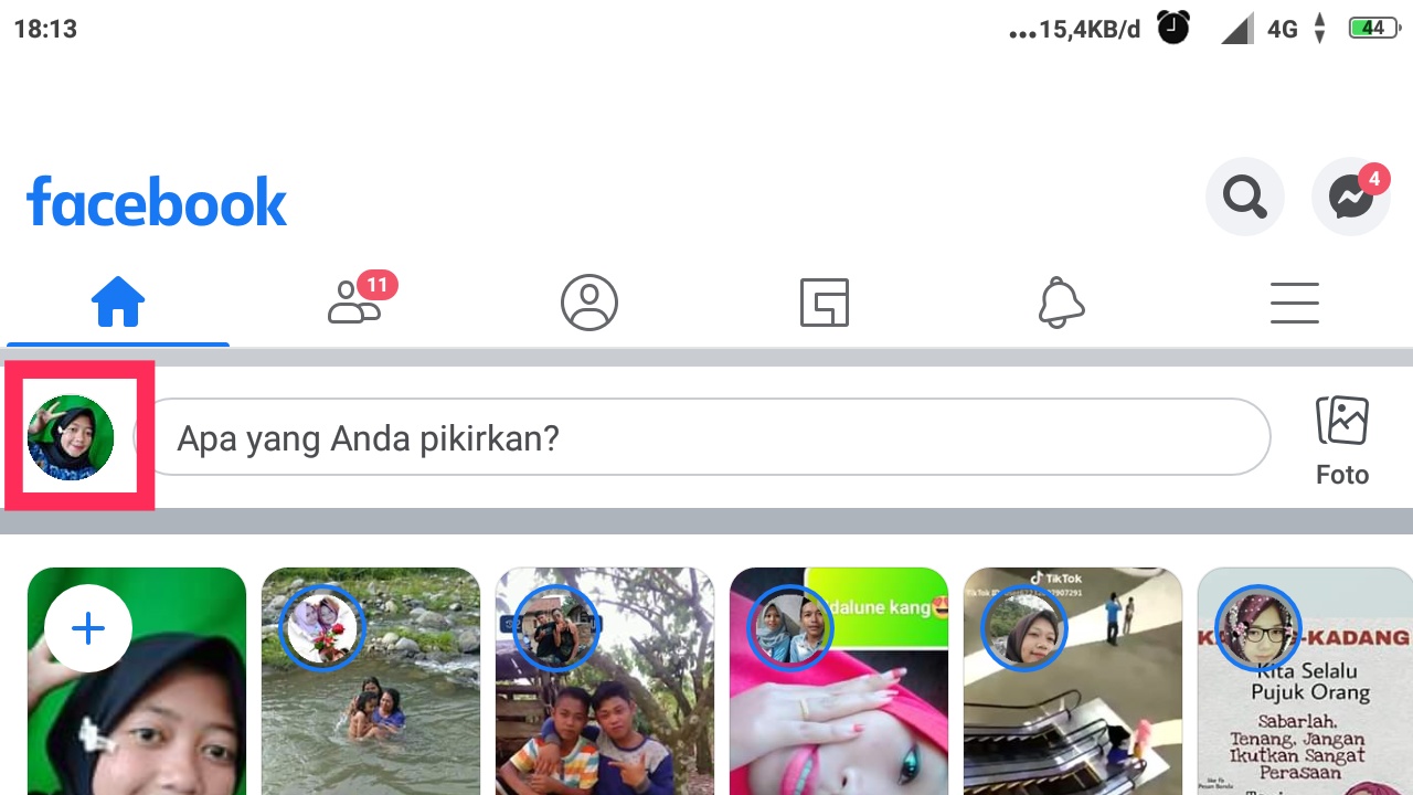 Cara Edit link Facebook