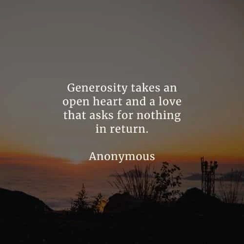 Generosity quotes that will inspire your life positively