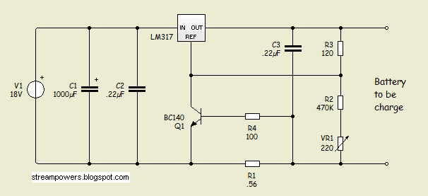 Particularly LM317 Circuit With 12v Battery Charger Circuit ...