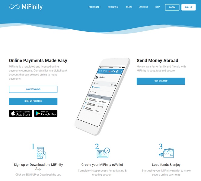 Mifinity payment method