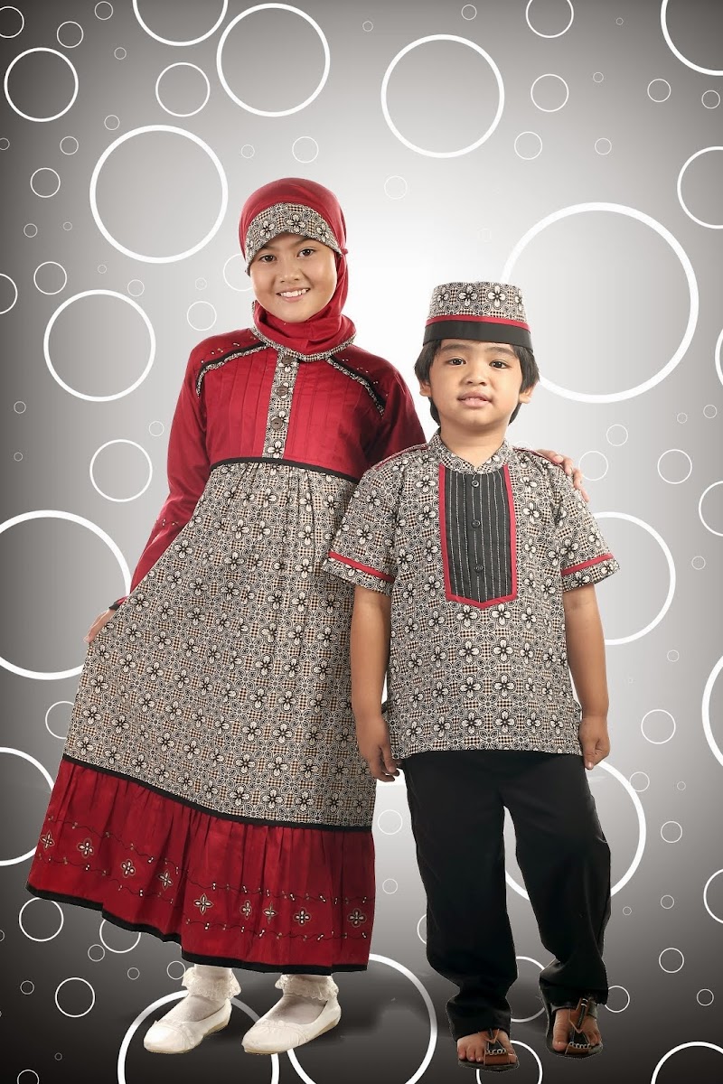 38+ Top Baru Model Baju Batik Muslim Anak Perempuan Terbaru