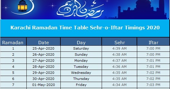 ramadan date today karachi hanafi