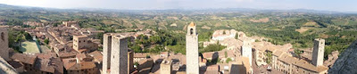 Vistas de San Gimignano desde la Torre Municipal o Rognosa.