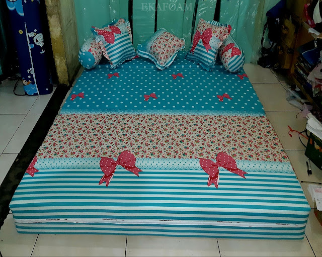 Sofa bed inoac motif kalista Sofa bed inoac motif kalista