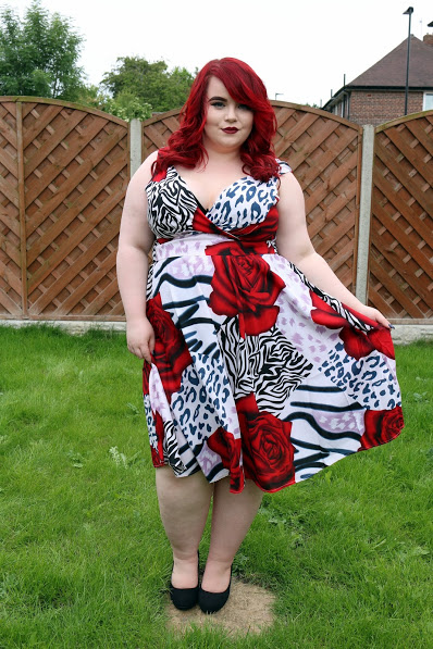 BBW Couture's Animal Rose 1950s Retro Vintage Dress | She Might Be ...