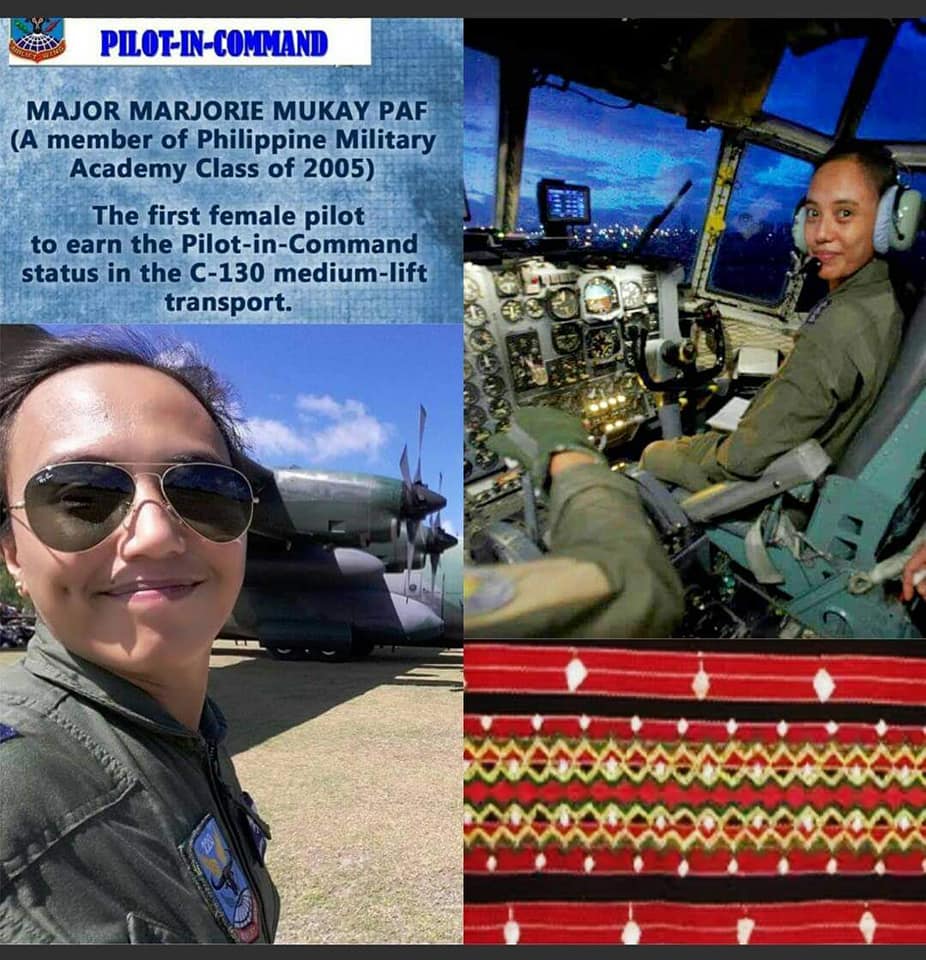 Kalinga pilot, the first Filipina to be of a Philippine Air