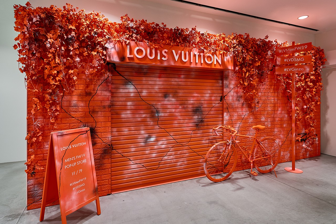 Louis Vuitton's men's daybreak pop-up in Soho, New York