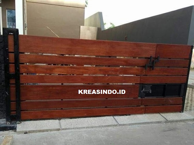 Harga Pintu Pagar Besi Kombinasi Kayu dan Pintu Pagar Besi Kombinasi GRC Model Terbaru Harga Pintu Pagar Besi Kombinasi Kayu dan Pintu Pagar Besi Kombinasi GRC Model Terbaru