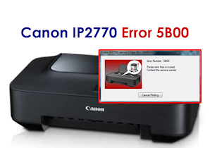 Canon pixma ip2770 error 5b00 software