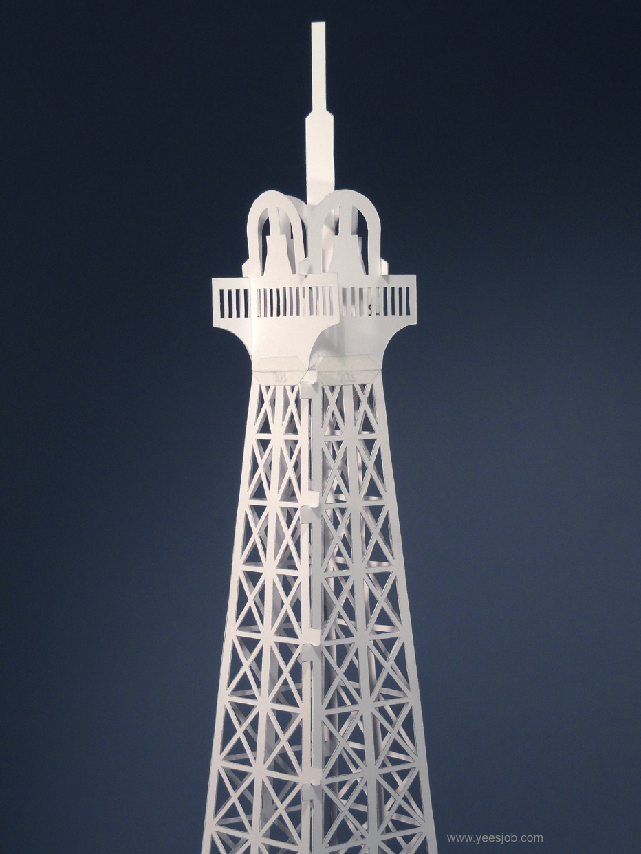 The Kingdom of Origami Architecture Eiffel Tower Origami Architecture