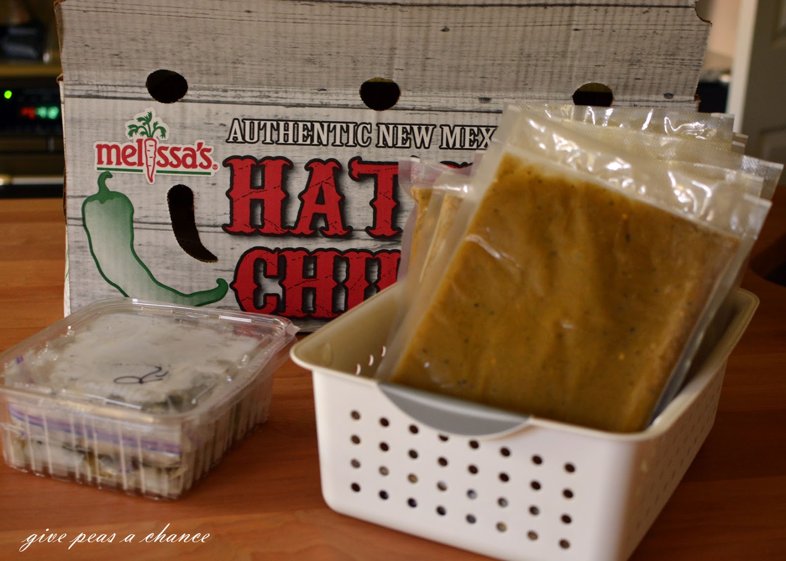 Give Peas a Chance Pressure Cooker Hatch Green Chile Sauce