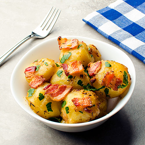 Bacon-Braised Potatoes