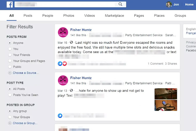 بحث عن أشخاص في مجموعات facebook عامة بحث عن أشخاص في مجموعات facebook عامة