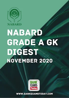NABARD Grade A GK Digest: November 2020