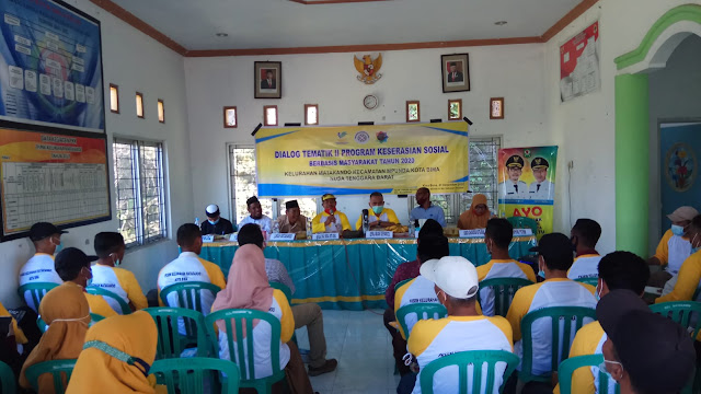 FKSBM Kelurahan Matakando Adakan Kegiatan Dialog Tematik II Program Keserasian Sosial Berbasis Masyarakat Tahun 2020