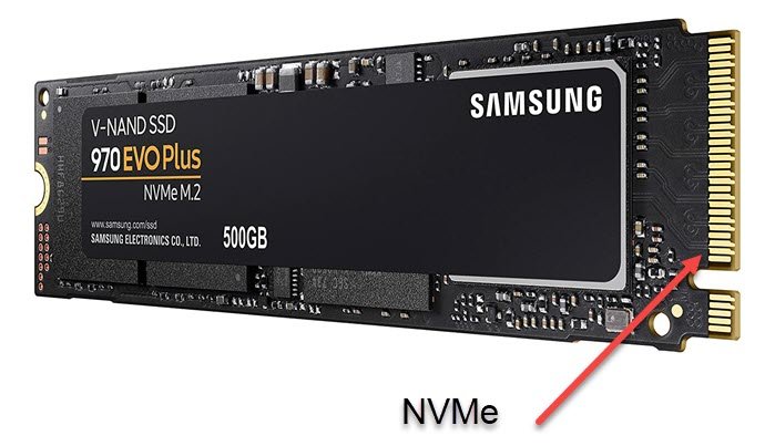 SATA 또는 NVMe 기반 SSD가 있는지 어떻게 알 수 있습니까?