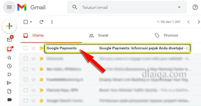 kiriman email dari Google Payments (1)