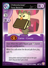 My Little Pony Owlowiscious, Tome Retriever Absolute Discord CCG Card