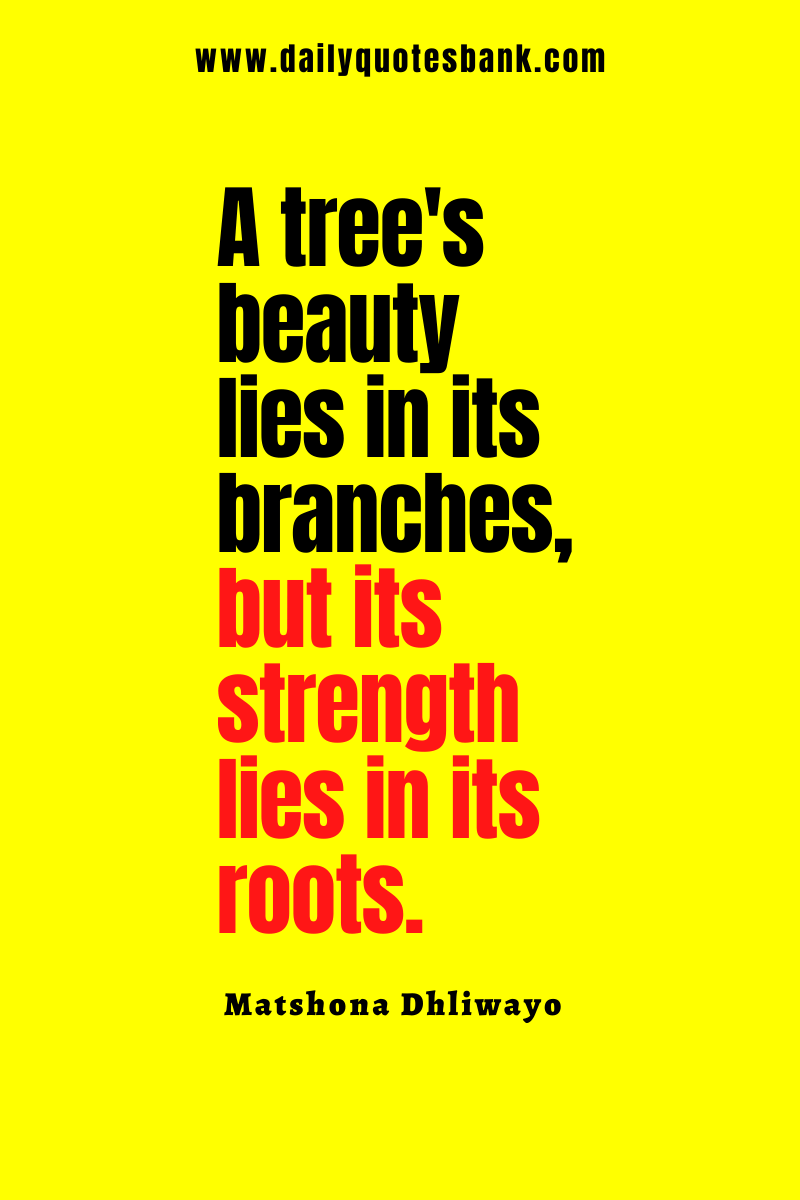 quotes about trees and roots